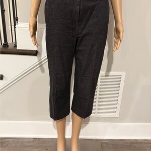 J. Crew Charcoal Cropped Denim Pants